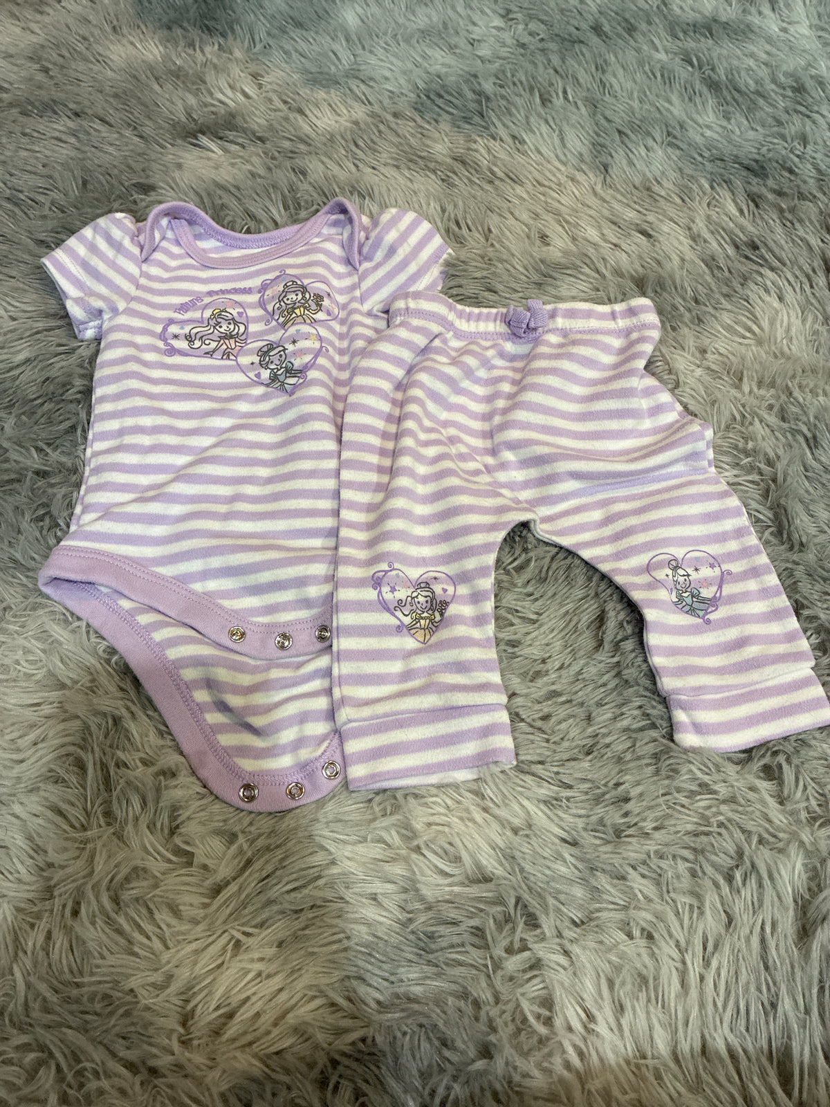 SCO46-Disney Baby-purple princess outfit-0-3 months-girls