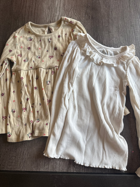 #145-  Size 4T long sleeve shirt light