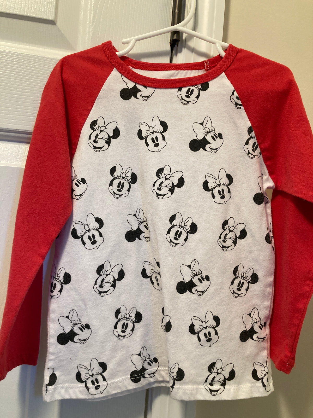 Seller #60 Girls 5/6 Minnie Mouse Baseball Tee - Disney