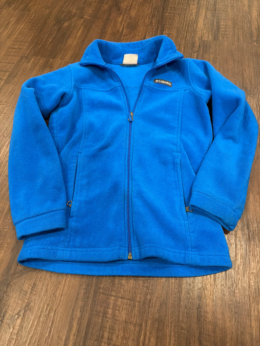 #107 Boys size 10/12 Columbia zip up fleece