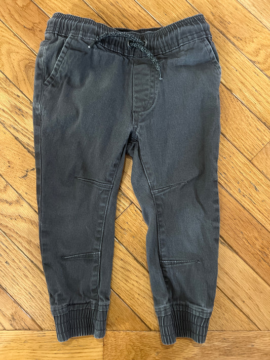 89A Joe’s 2t charcoal joggers with drawstring and pockets VGUC