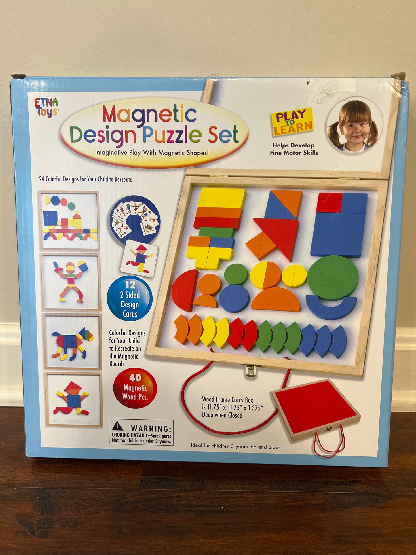 REDUCED: Magnetic design puzzle set (brand new)