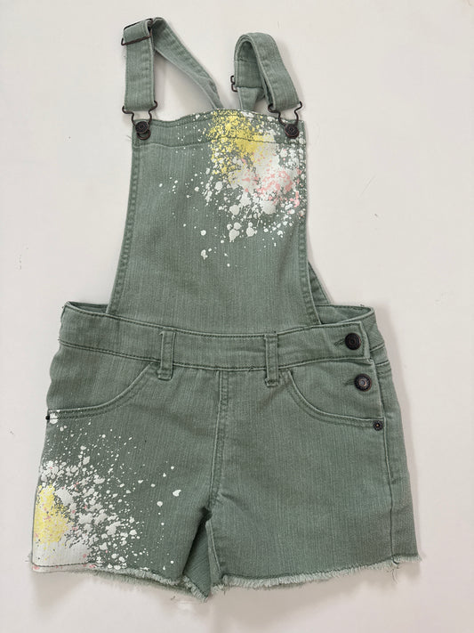 #64 C&J Splatter Overalls Size M 7/8