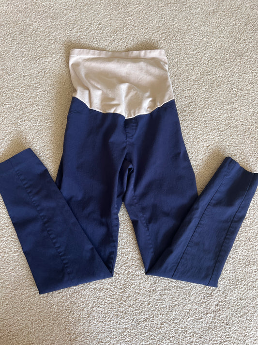 Motherhood Maternity navy spandex dress pants, medium