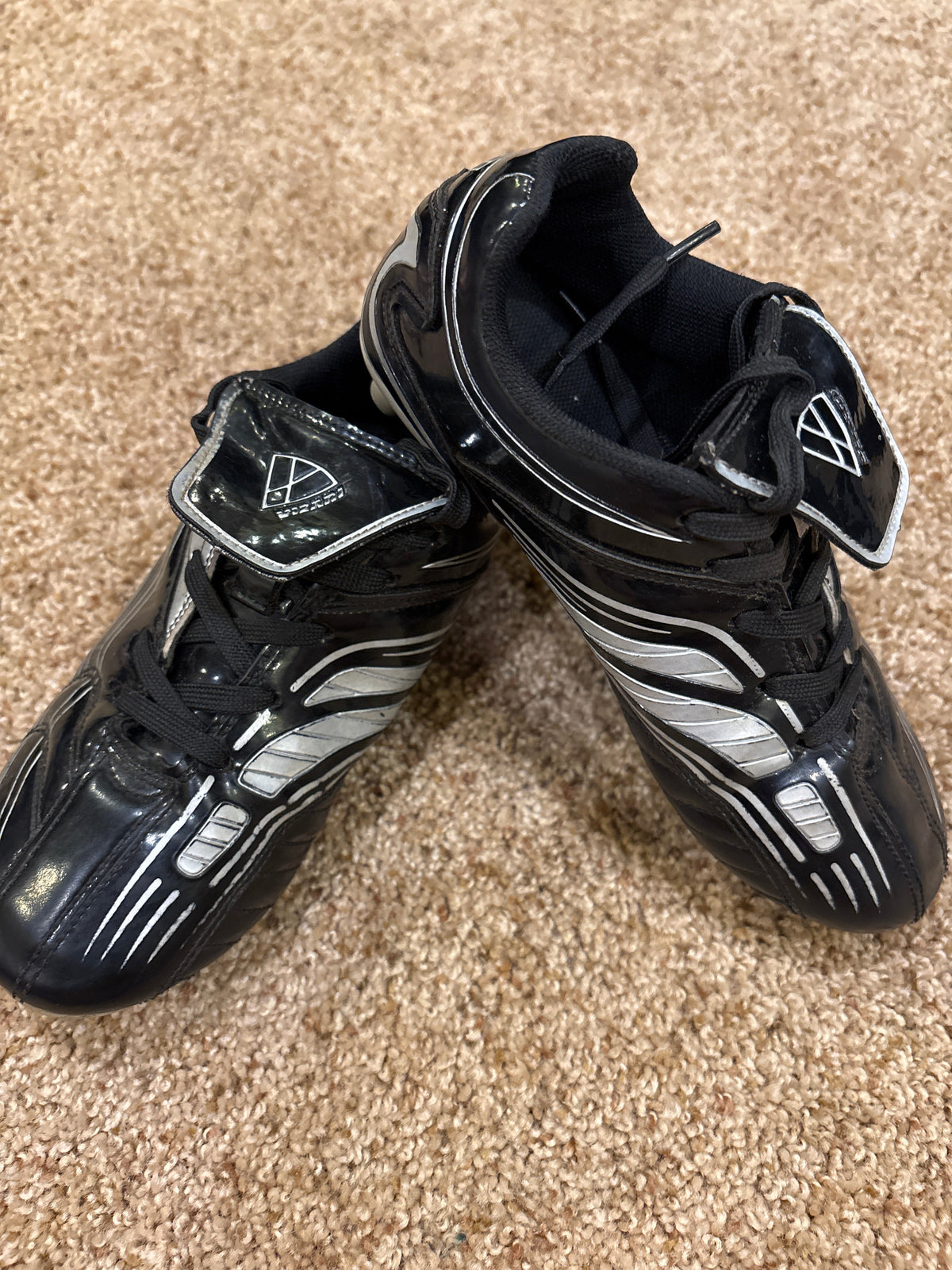 #47, DSG black cleats Size 1.5