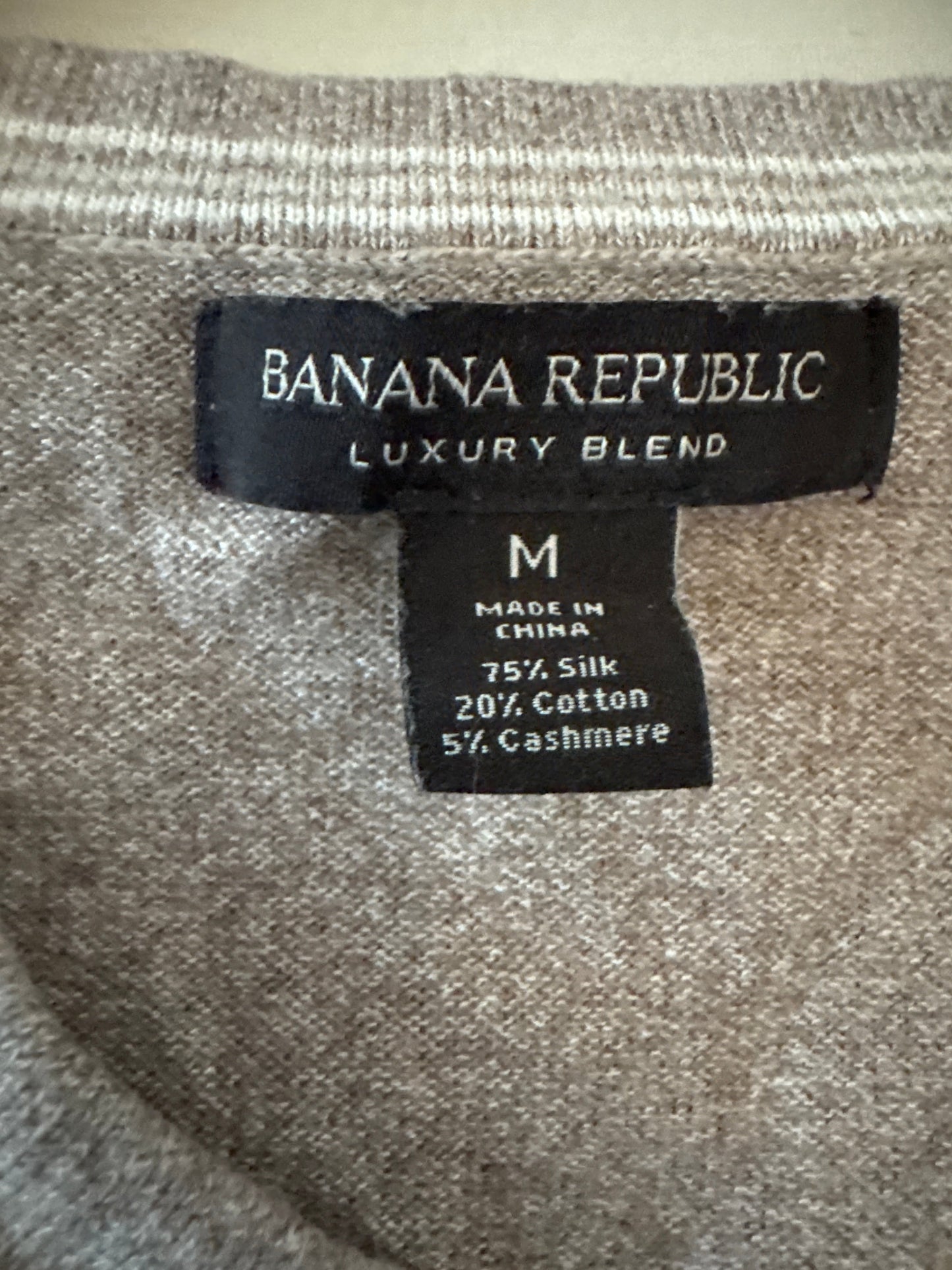 Seller #127 Men’s Banana Republic Luxury Blend Sweater size medium