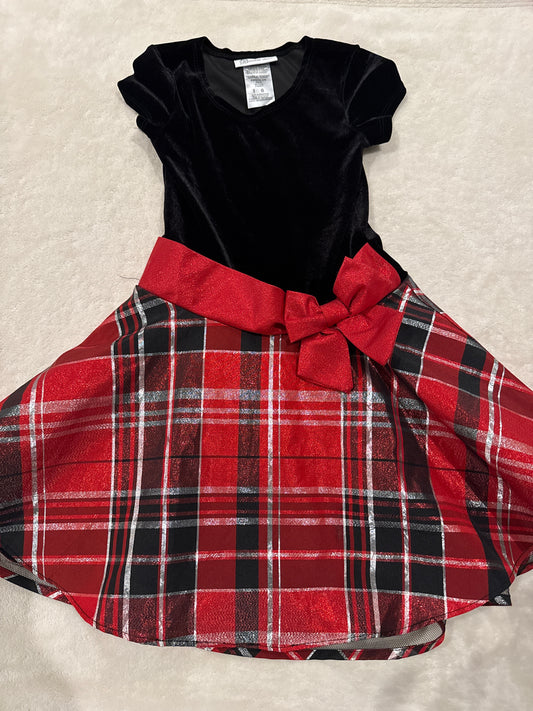 #81 Girls 6 Bonnie Jean Christmas Dress