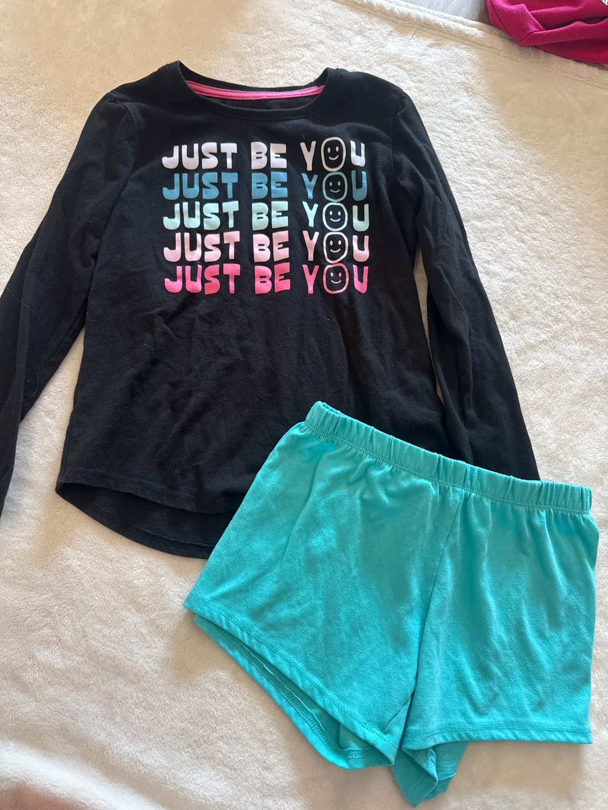 #81 Girls 7/8 just be you pjs