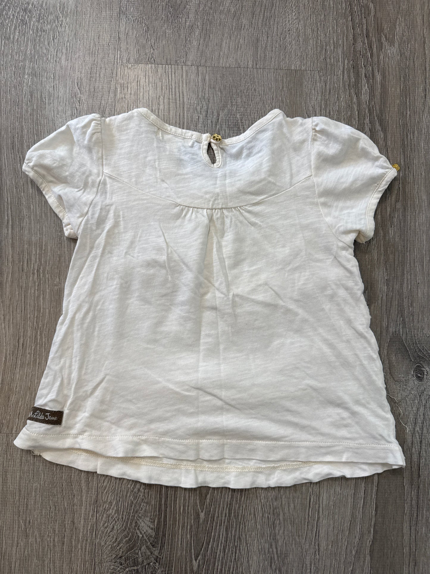 Seller#149 Girls Matilda Jane Cream Lace top size 4
