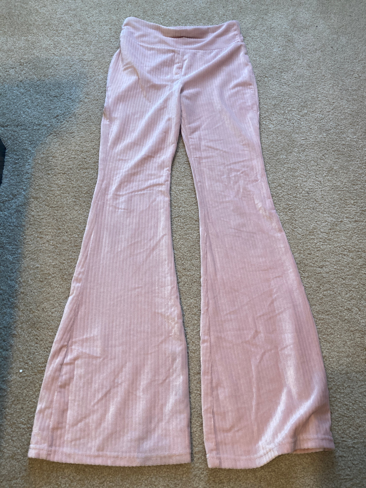 Seller #60 Light pink velour Juniors Small leggings
