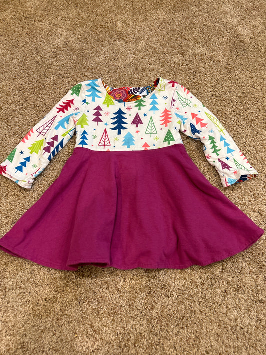 #47 girls 2T dress, Reversible
