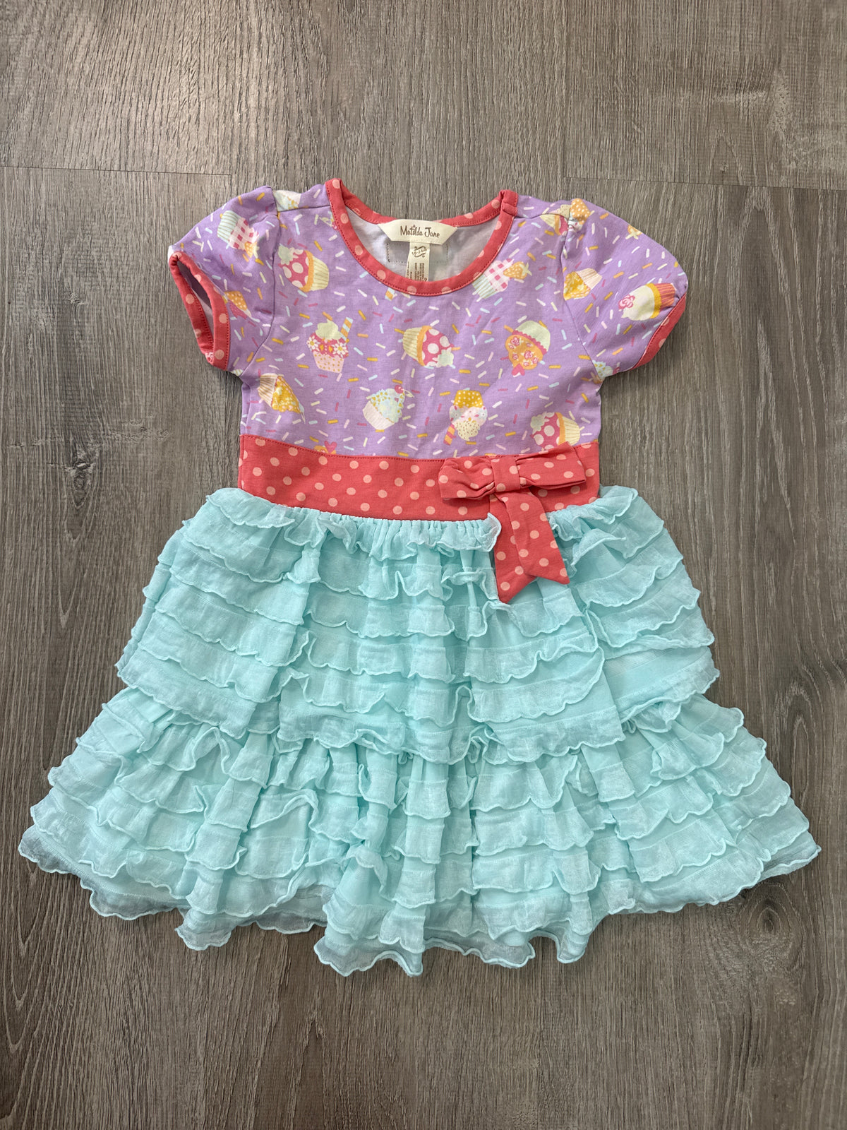 #149 Girls size 18-24m Matilda Jane birthday cupcake dress