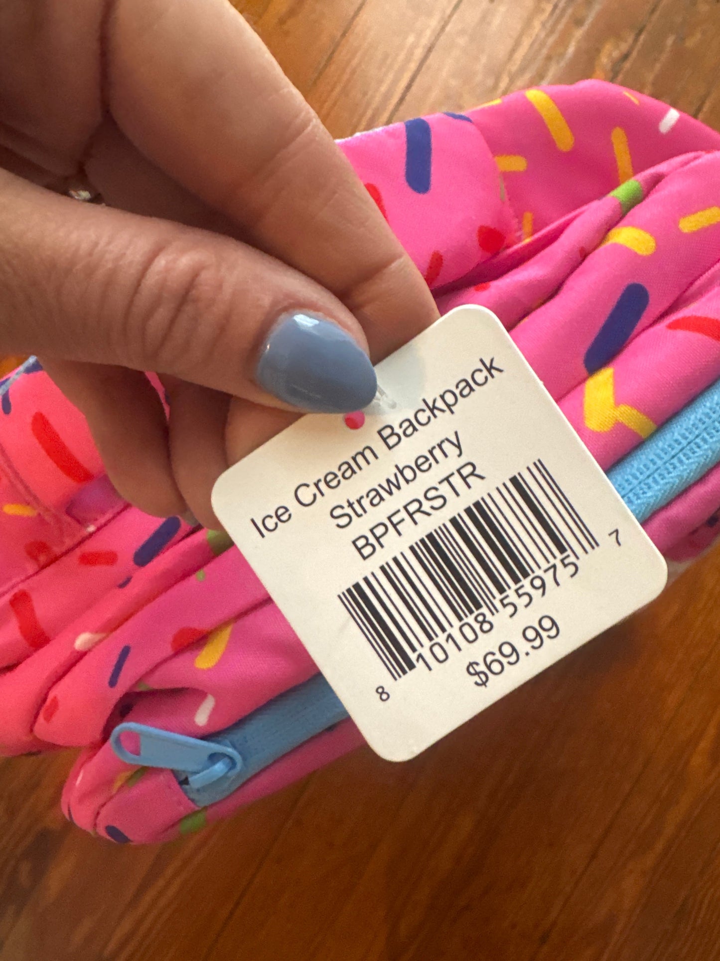 Seller 108 Brand New Ice Cream Backpack Strawberry NWT
