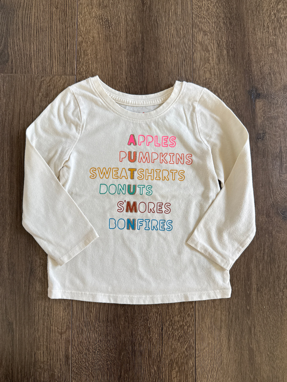 #173 Girls 2T Cat & Jack fall long sleeve T