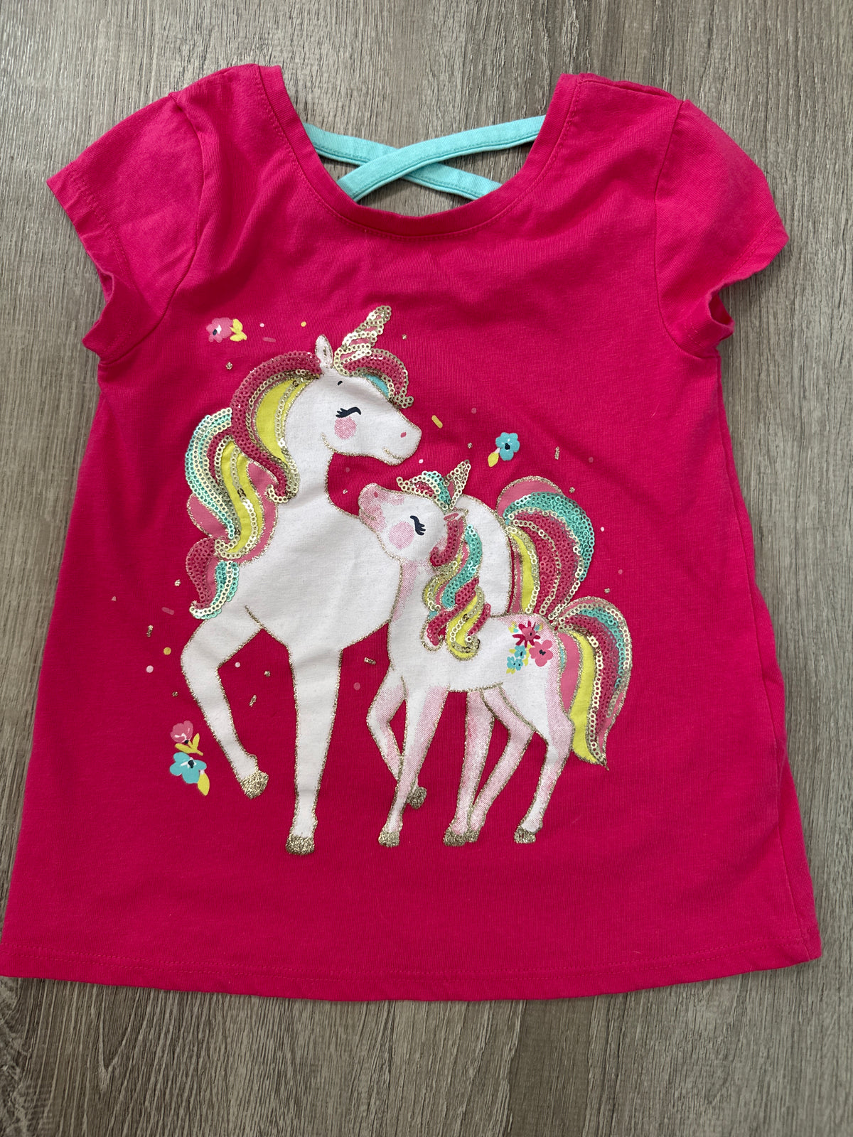 #149 Girls Cynthia rowley unicorn shirt 5/6