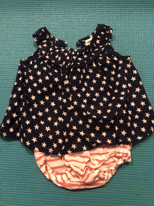 3-6m Fourth of July outfit