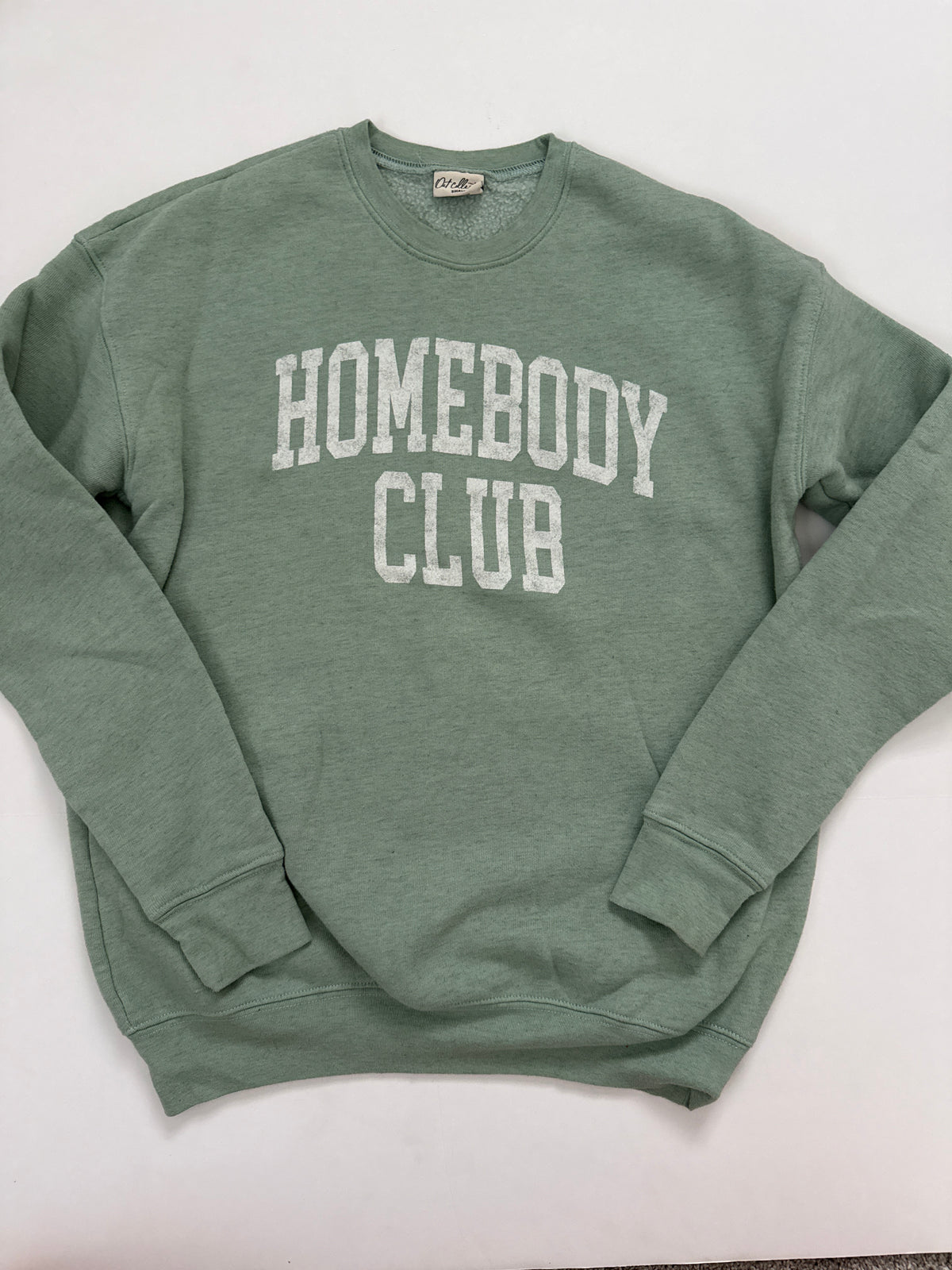 #64 Oat Collective Homebody Club Graphic Sweatshirt Size S
