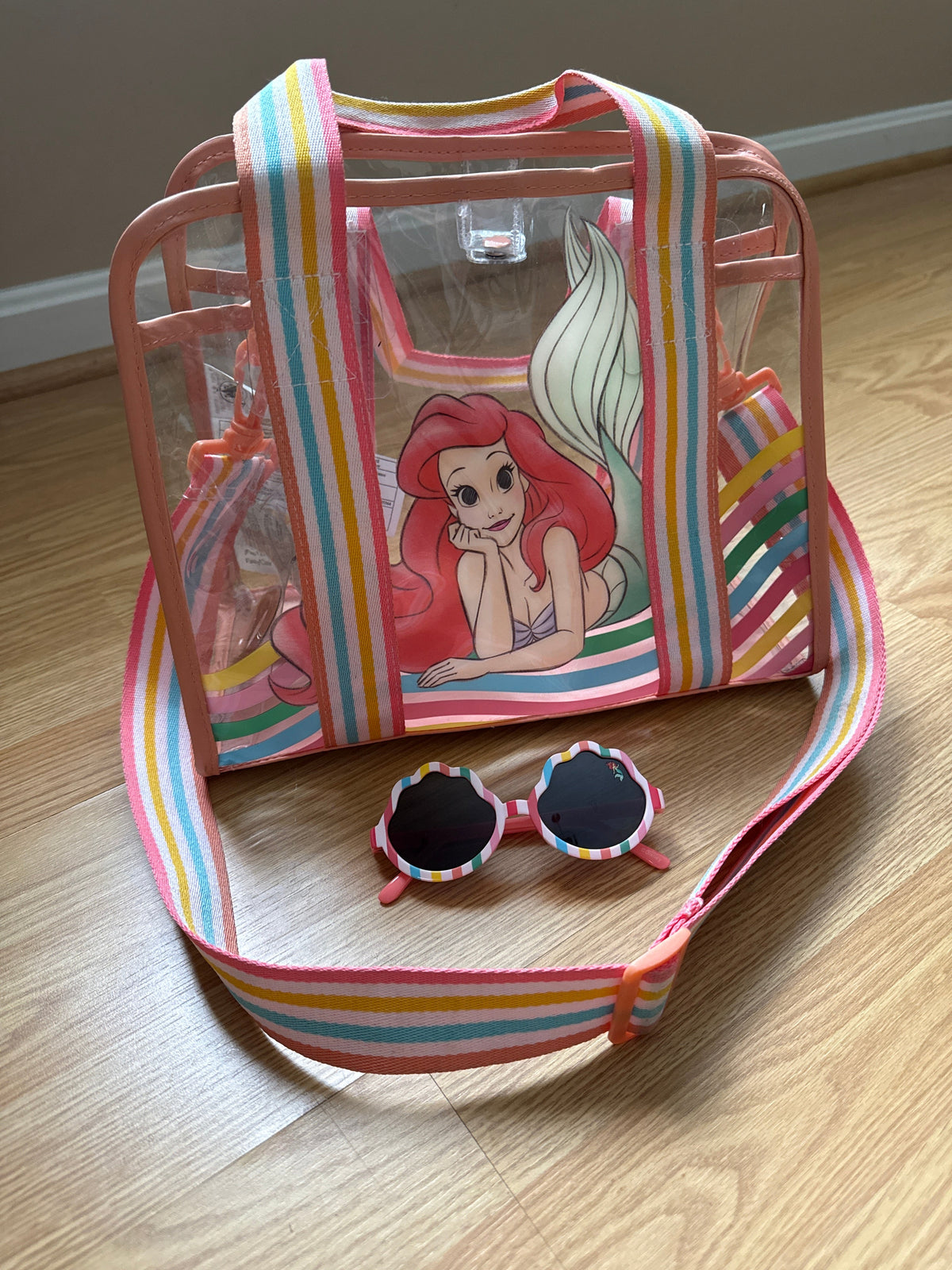 #87 Disney little mermaid bag with matching sunglasses