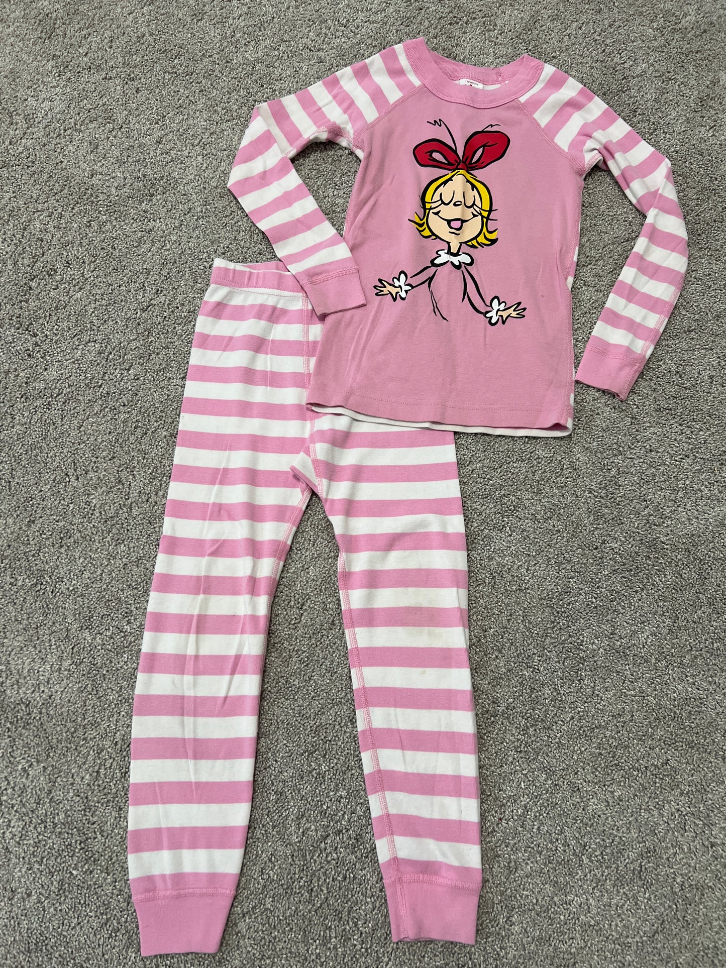 Girls Hanna Andersson Cindy Lou PJ Size 110/5