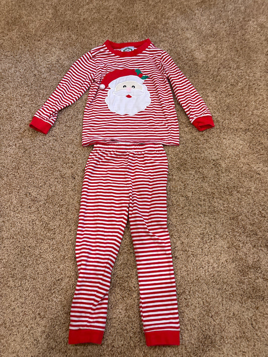 #47 girls 3T Santa jammies