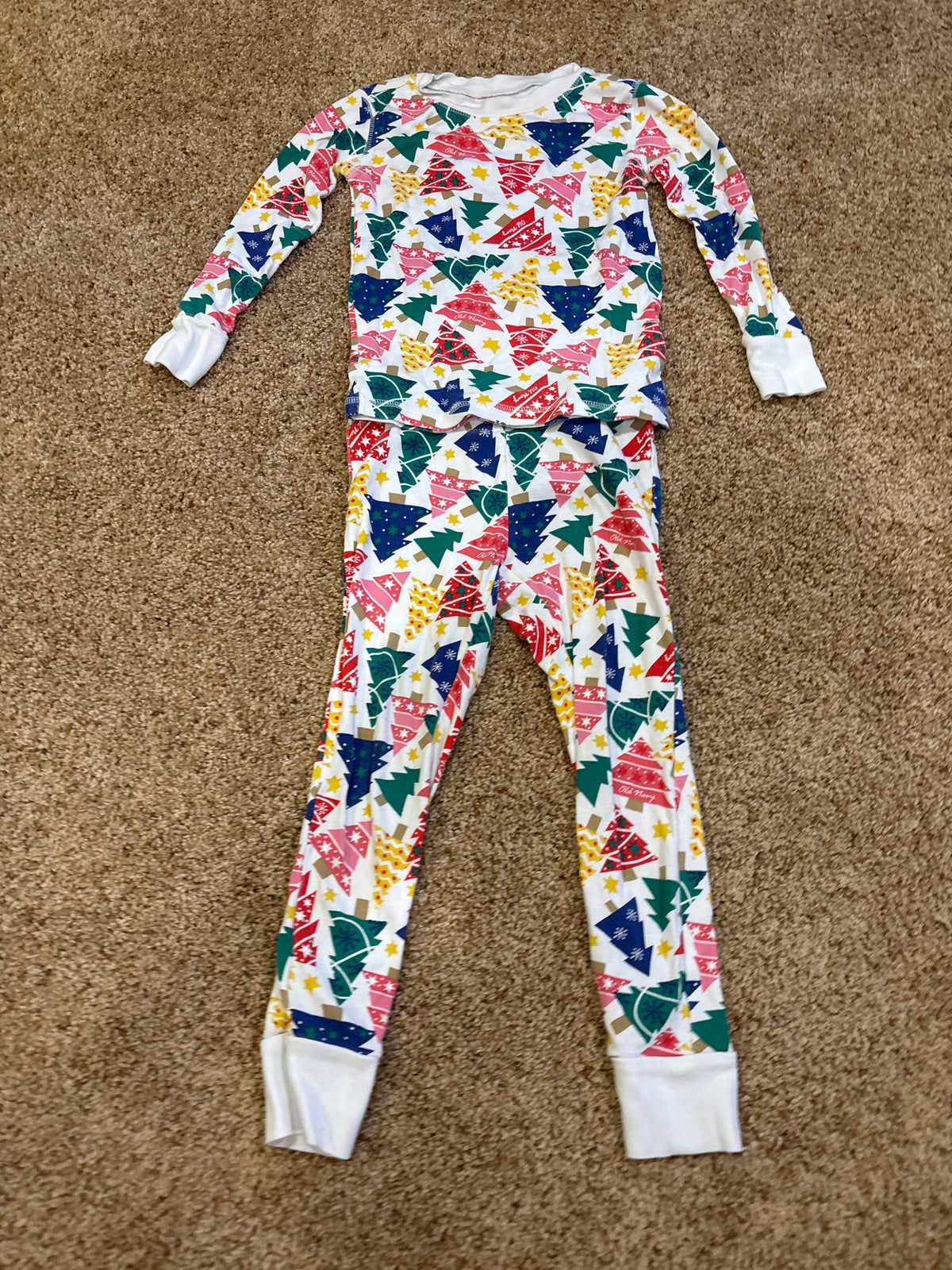 #47, girls size 5T, Old Navy holiday pajamas