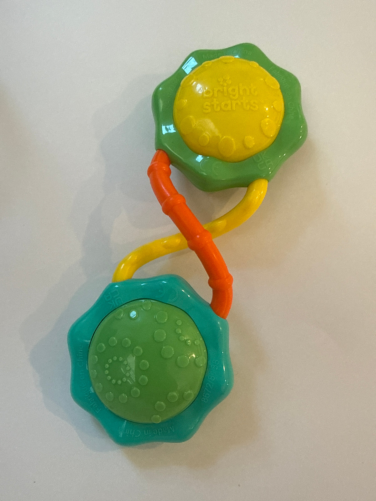 #170 baby toy bundle. Sassy tummy tiny toys, oball, bright starts rattle