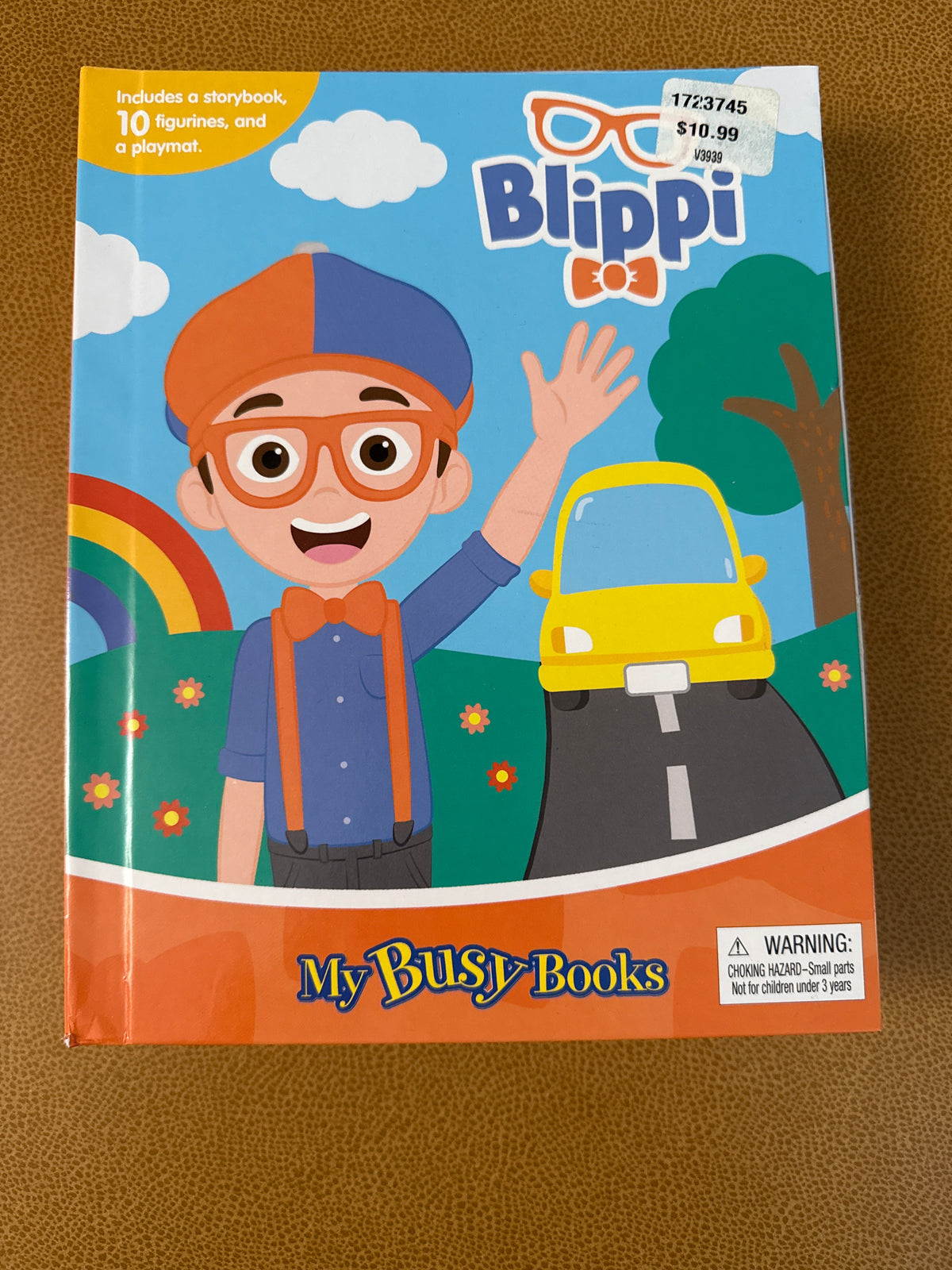#87 Blippi busy book (story, playmat, and figurines)