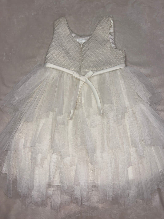 #46 Size 4 girls American princess dress euc for holiday or Christmas