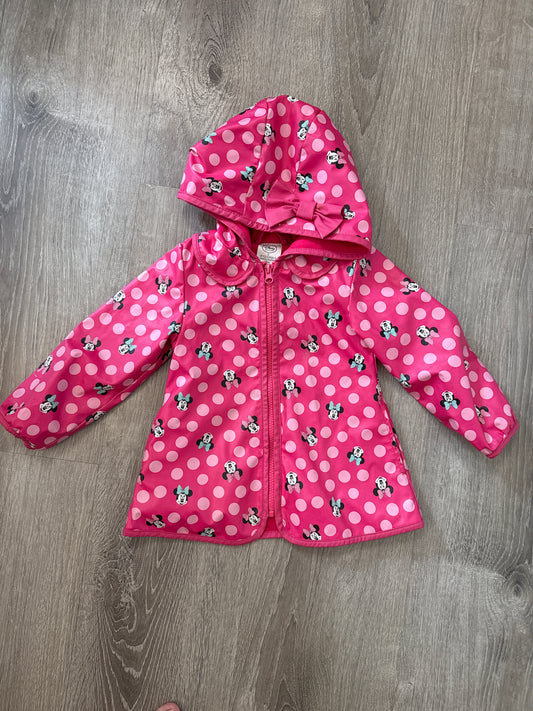 #149 Girls 2 Disney Minnie Mouse rain jacket