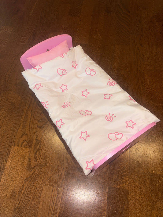 #182 American Girl 15” bed