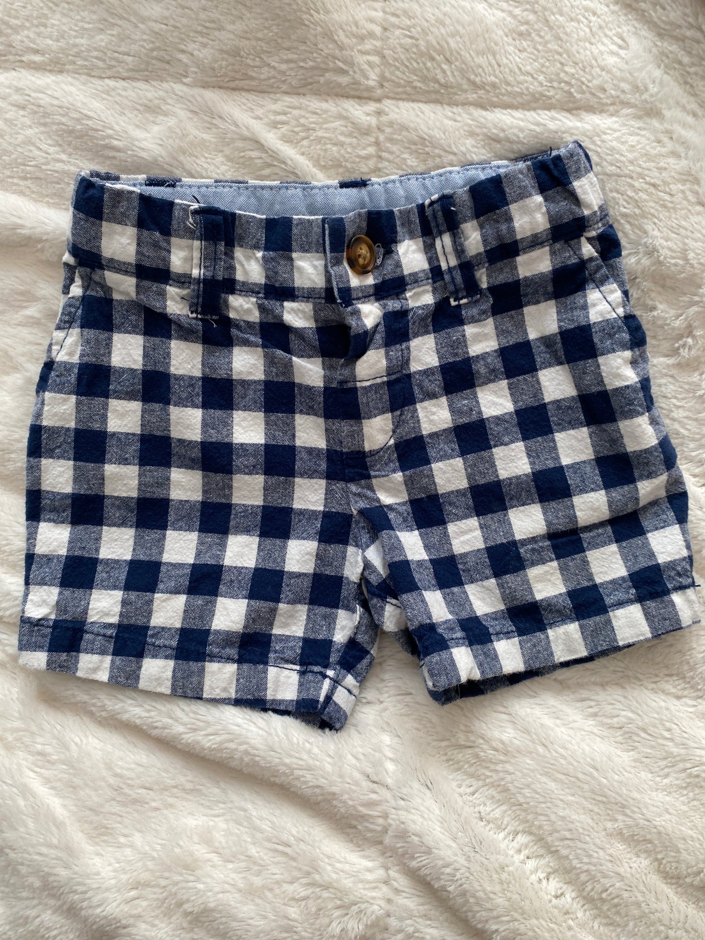 Carter's 9 mo boys plaid shorts