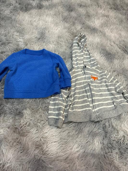 SCO46-sweatshirts-gender neutral- newborn- 2 pack
