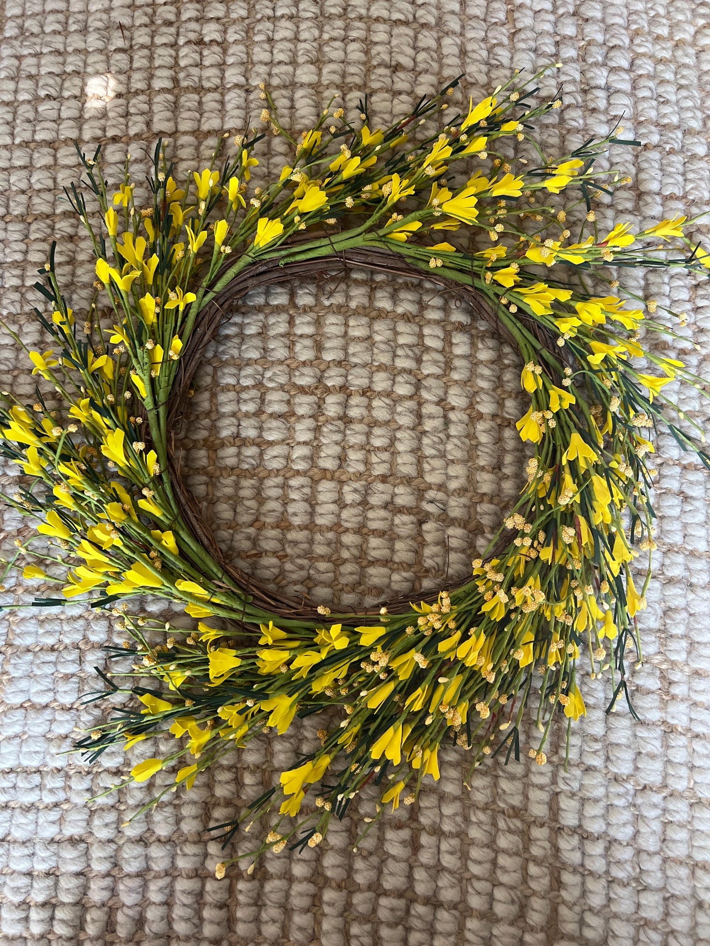 #99 Yellow Floral Wreath