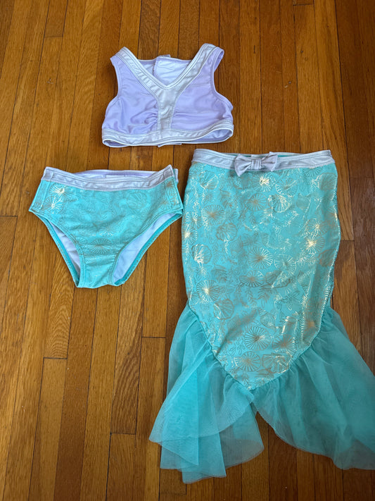 Seller #127 Disney mermaid adaptive swim Size XS