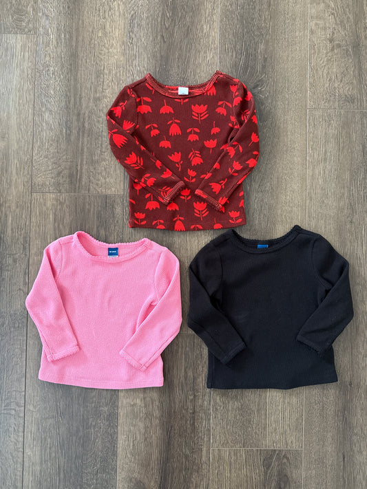 #173-Old Navy cozy shirt bundle size 18-24m