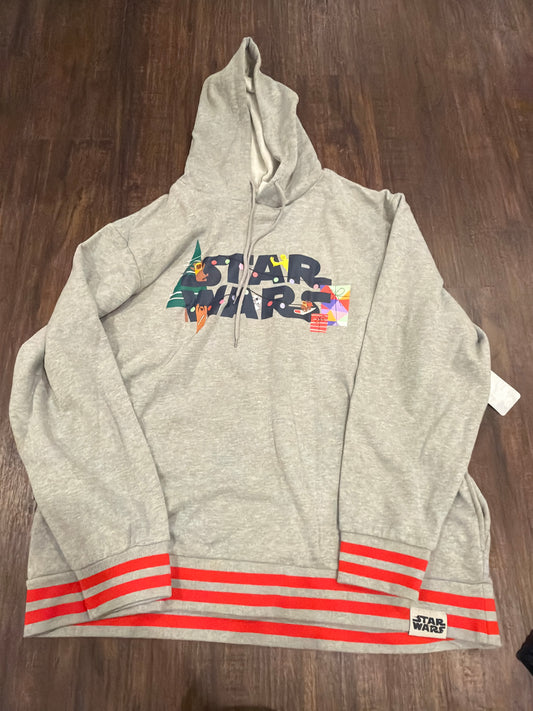#107 nwt Mens XXL Star Wars Christmas hooded sweatshirt