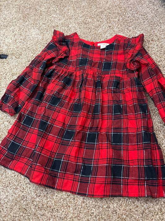 #47 girls 2T Cat & Jack Dress, buffalo plaid