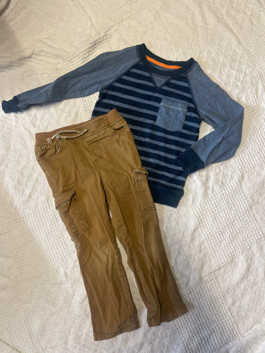 Seller #57 Boys 4t long sleeve outfit