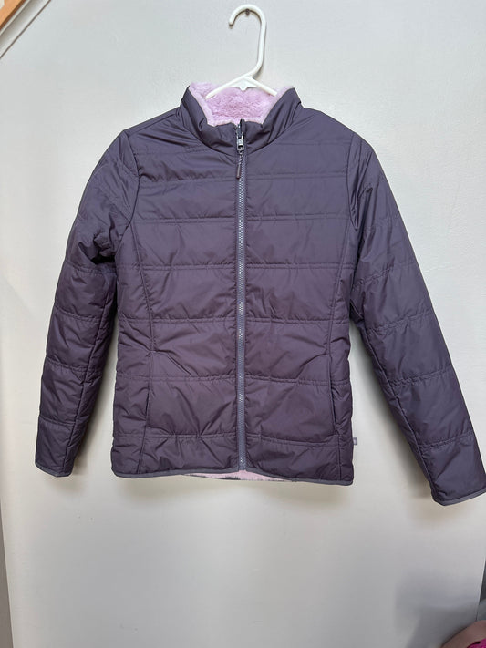 #130 Athleta Girls Sz XL (14) Purple Winter Coat Jacket
