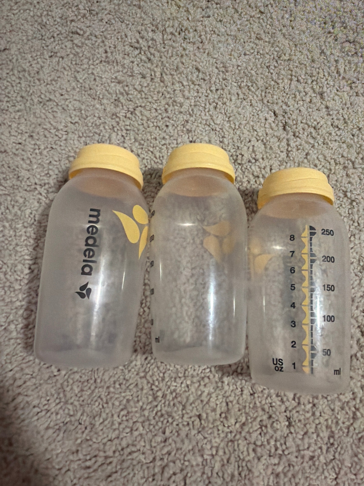 #47 medela storage bottles. 8oz