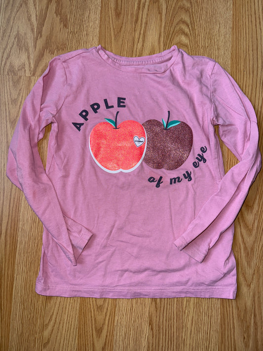 178 crewcuts girls small 6-7 apple of my eye shirt GUC