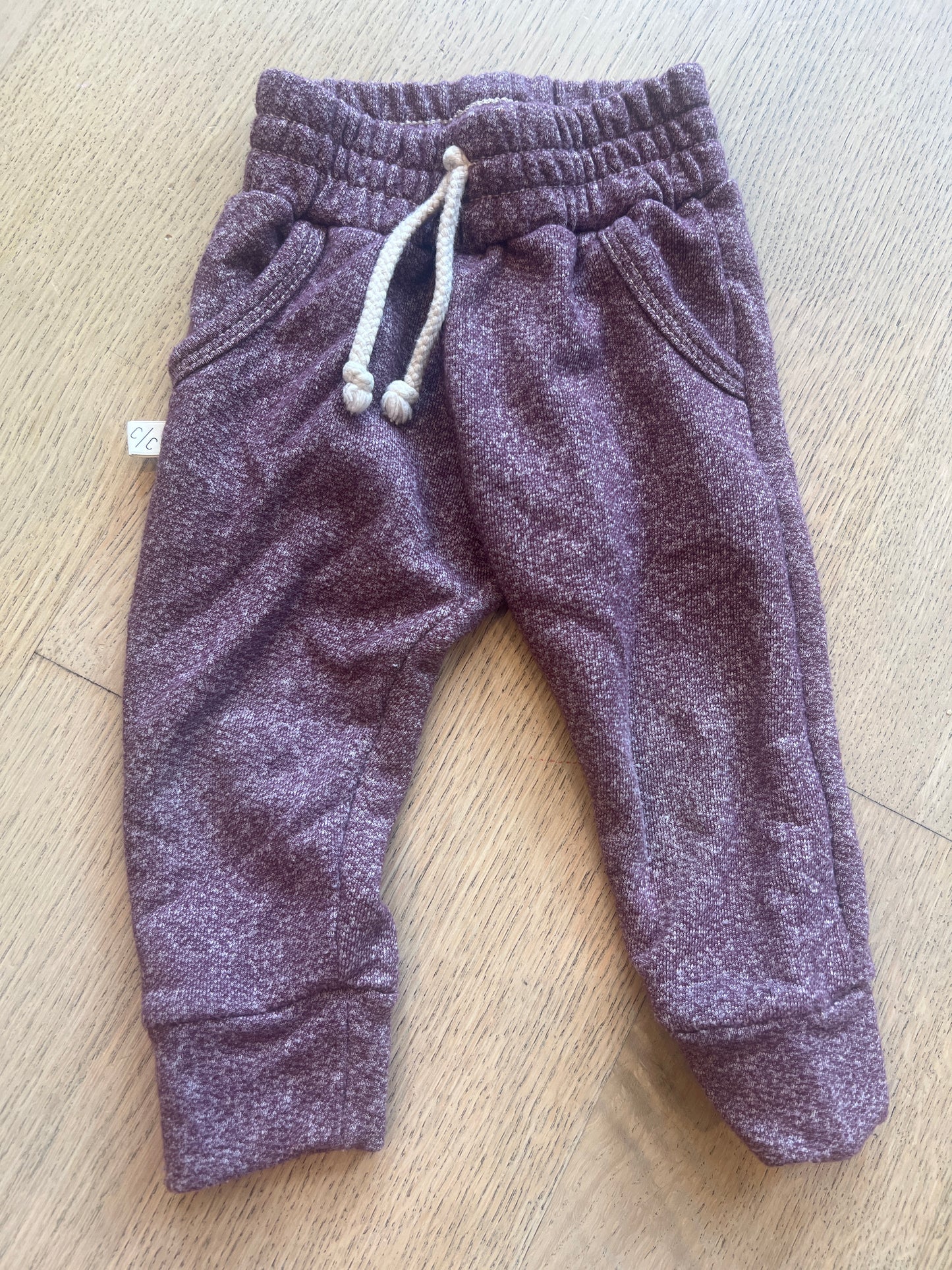 80b 18-24 mo childhood clothing purple joggers