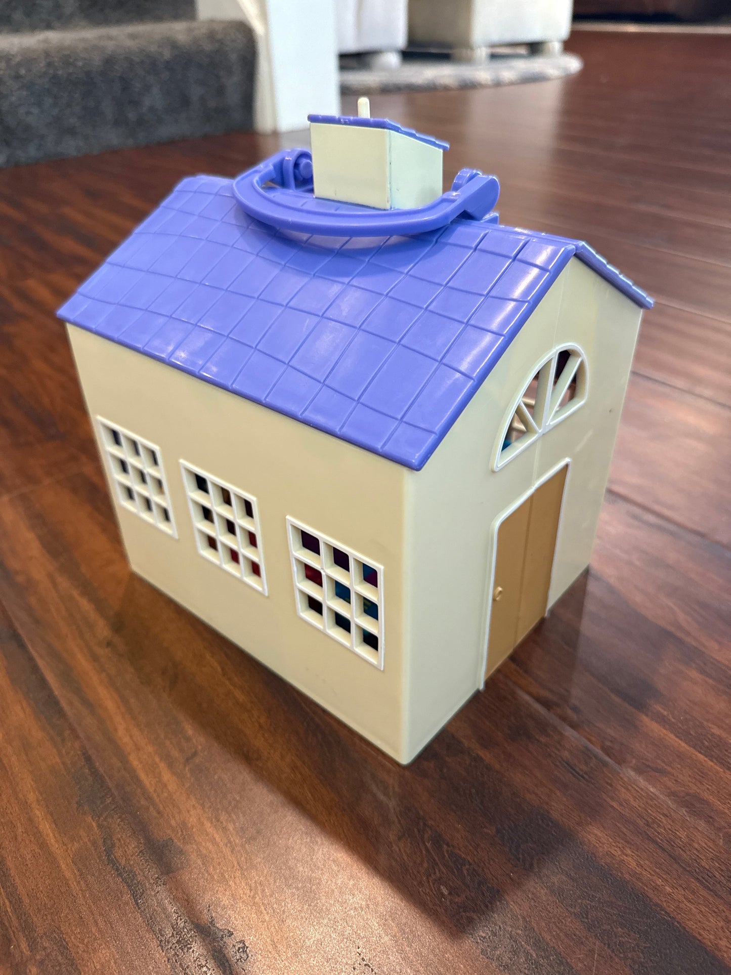 Seller #216 Peppa Pig school house, train, royal picnic and swing & slide