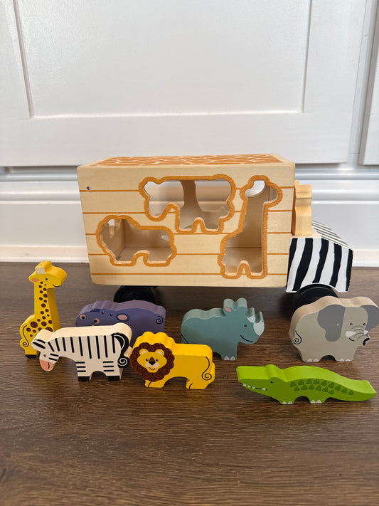 #173 Melissa & Doug Safari Animal Rescue Truck puzzle