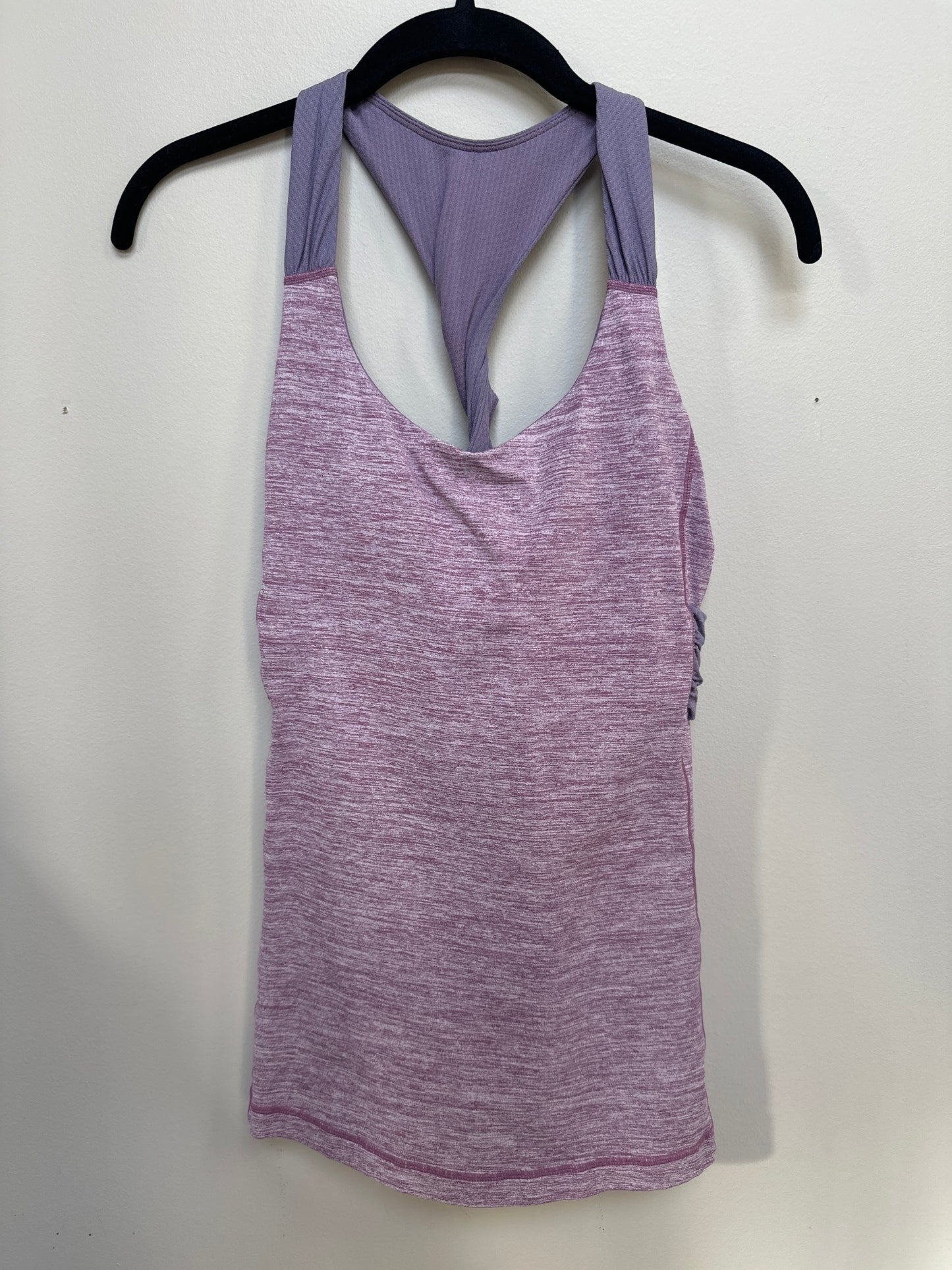 #130 Lululemon Sz 10 Twist Back Tank Lavendar