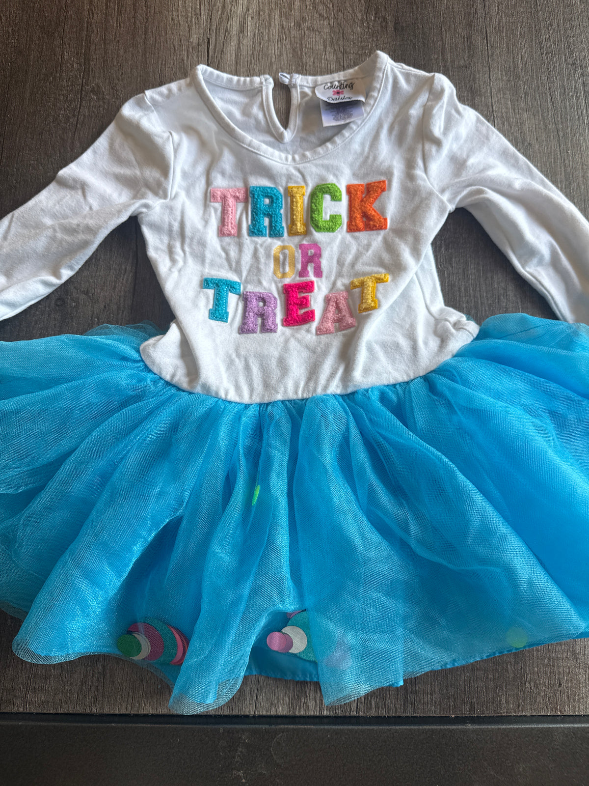 #145-  Size 3T Trick Or Treat Tutu Dress