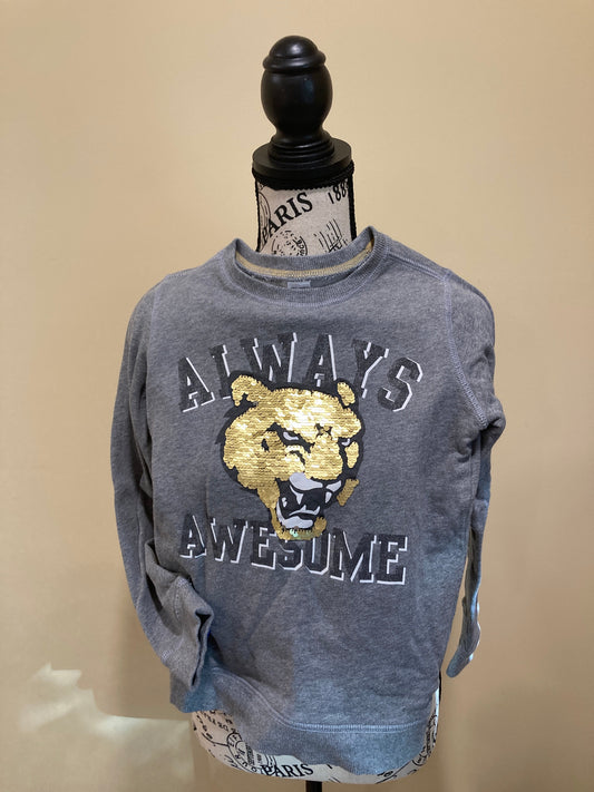 #119-REDUCED-Carter’s Reverse Sequined Sweatshirt Size 10
