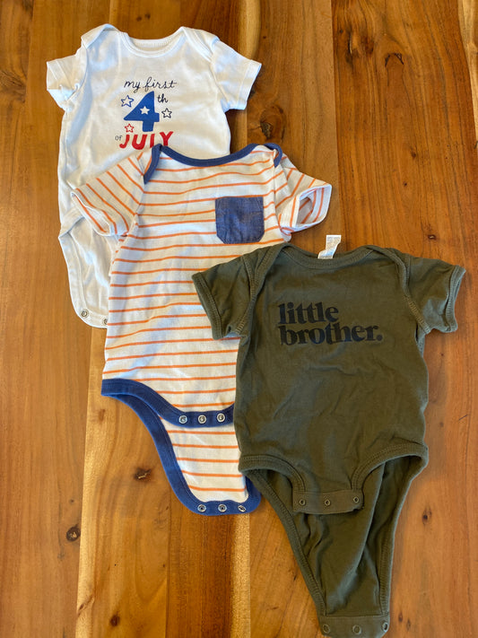 #14-newborn boy onesies (0-3 months)