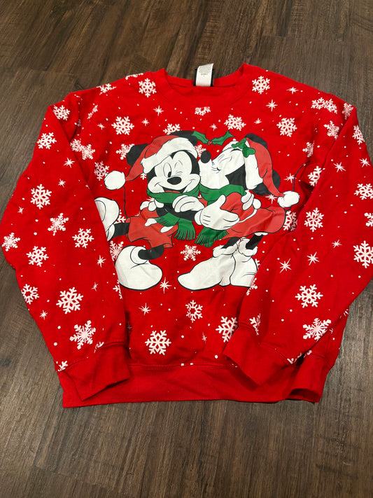 #107 womens size small Disney Christmas sweatshirt