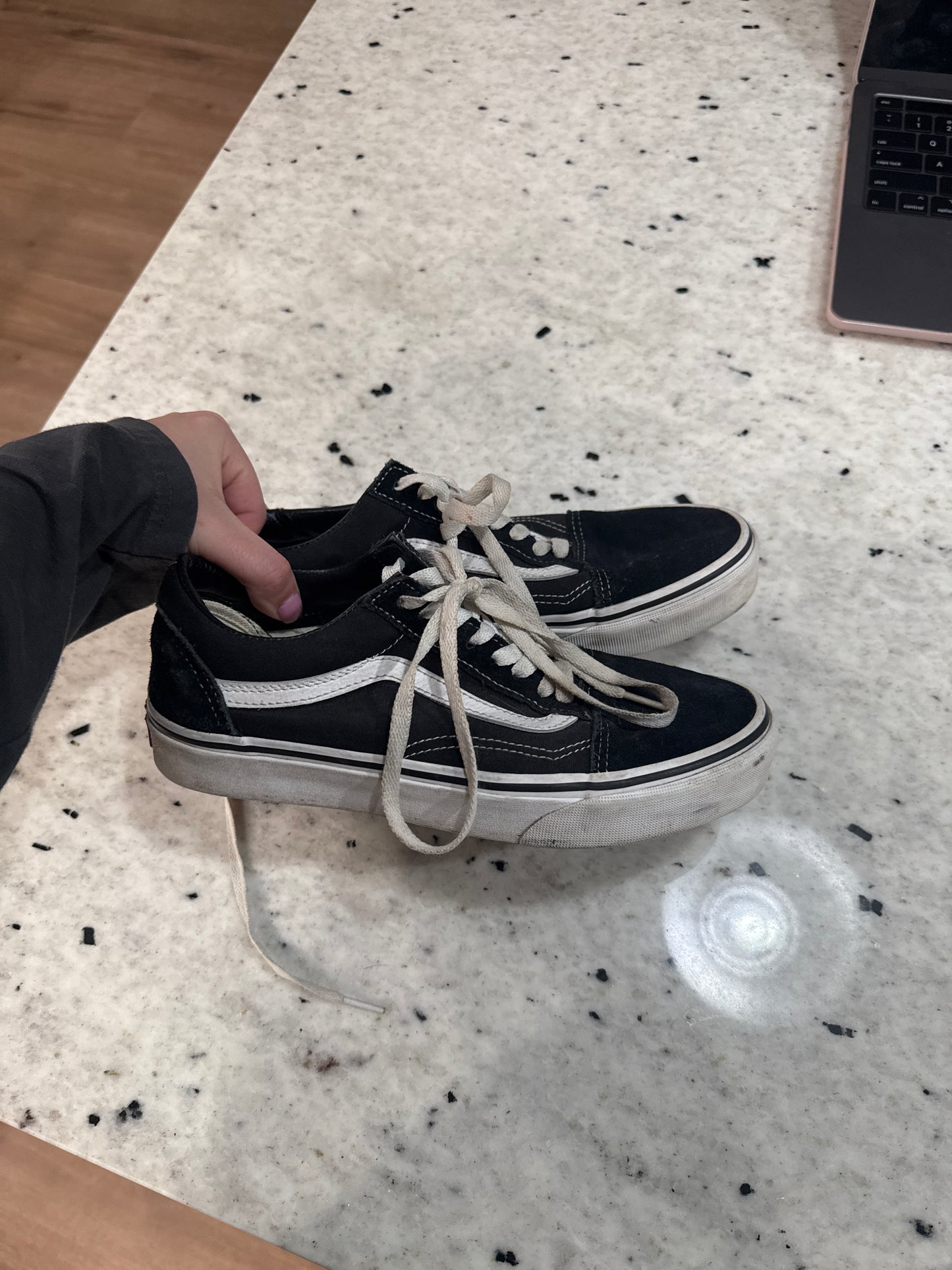 Seller #30 - Women's Size 8.5 Black and White Vans